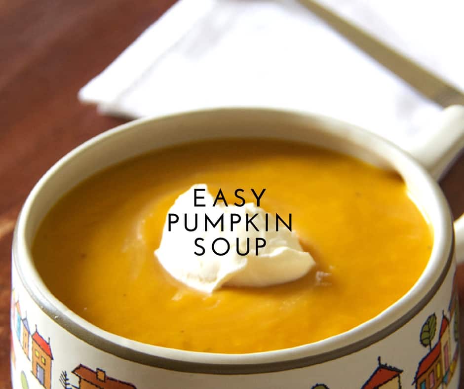 easy pumpkin soup and the great turf war Cooker and a Looker