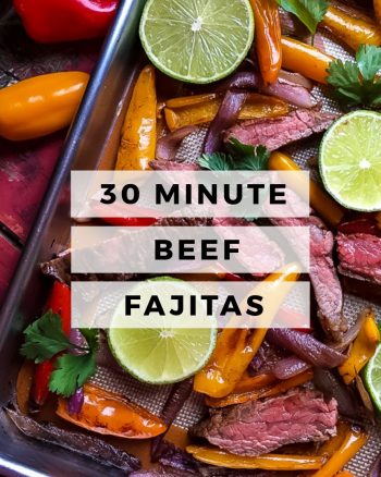 BEEF FAJITAS, FAJITA TRAY BAKE, TRAY BAKE DINNER