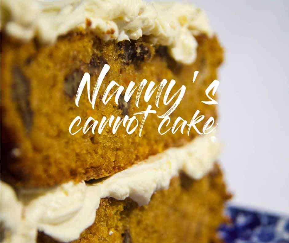 Carrot cake recipe, old fashioned carrot cake